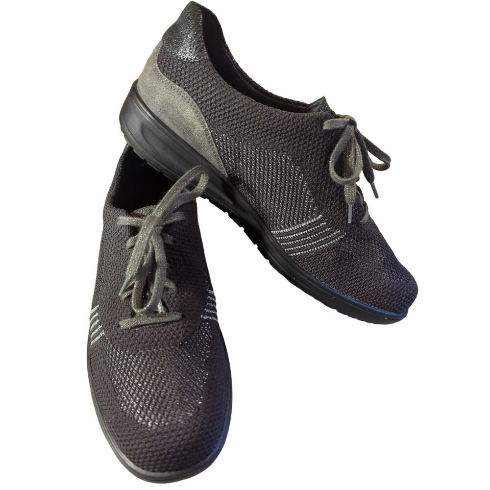 Solidus Heaven Soliknit Anthracite Lace Women's Sz 6 Black w/ Silver accents NEW